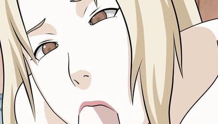 Naruto Tsunade Gets Cum In Her Mouth (Hentai)