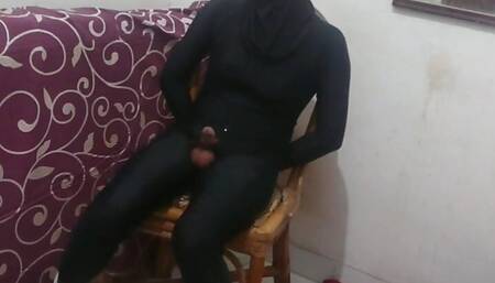 Catsuit Hijab Bondage