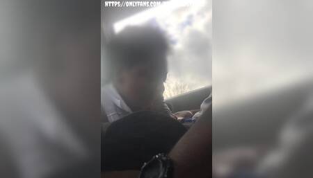 Y O U N G Ghetto Slut Sucked the Cum Out My Dick and Swallowed It Right Before Her Boyfriend Pulled up. Had to Nut in Her Mouth