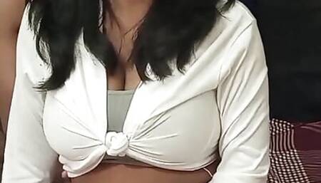 Tamil girlfriend seduced and fucked by boyfriend and sucks his cock. Use headsets for better experience