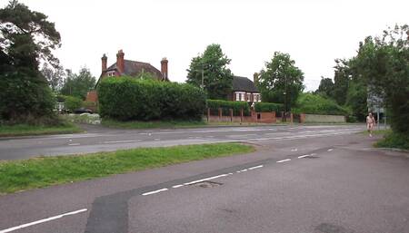 Maidstonenakedman naked at the roadside in West Malling
