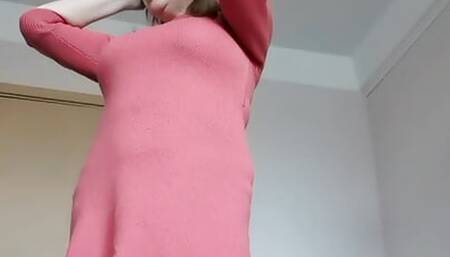 Giantess milf and tiny step son role-play fetish