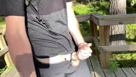 Outdoor Cruising and a Lot of Edging Really Did It for My Dick!!
