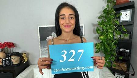 Gorgeous brunette Aramix gets pleasure from a long boner