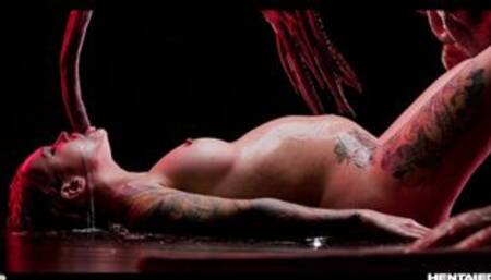 Monster Cumflation - All the way through - Purple Bitch