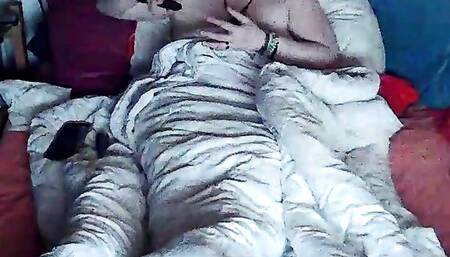 Caught milf masterbating on cam