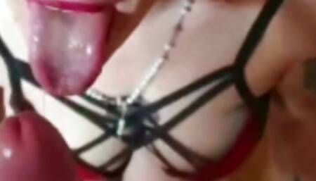 Vends-ta-culotte - Amateur sextape with an ardent blowob by a sexy redhead housewife