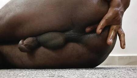 Myself Ass hole fucking vegetables Painful