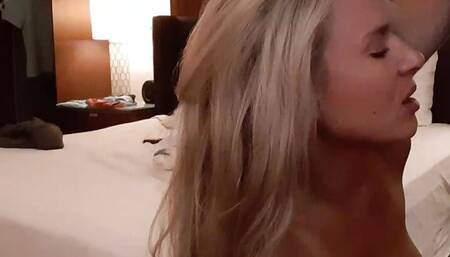 Hot blonde wife cumshot and facial compilation