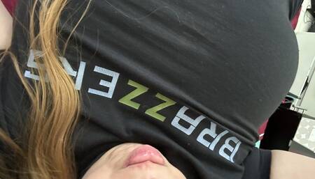 Mother plays with her toy in her big pink hairy pussy until she reaches orgasm