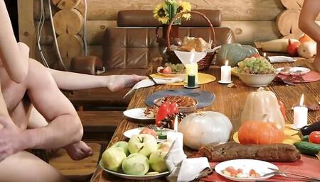Thanksgiving Dinner turns into Fucking Fiesta by ClubSweethearts