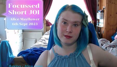 Focussed Short JOI - Solo Girl