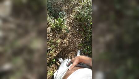 handjob in the forest
