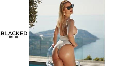 Interracial hardcore sex with a big-boobed blonde Bonni Gee