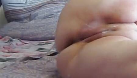 pussy and ass massage close-up and after sex and pussy in cum