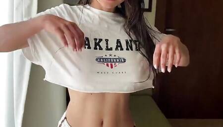 Sexy lady made a riding on big dildo dick