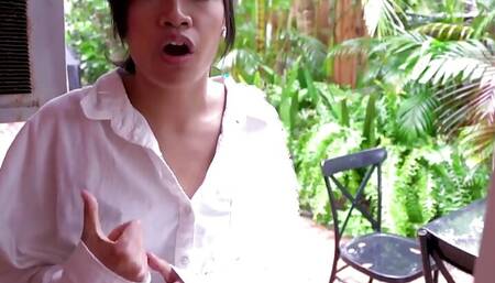 Trikepatrol Jade Kimiko Pounded by a Long White Cock