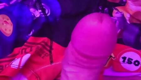 Sexy boy cum on his boxers freegun