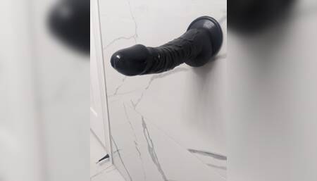 Bathroom BBC ass pumping