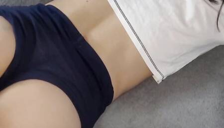 I made my stepmother's stepdaughter stop playing she sucked and fucked a lot and took a bath in cum