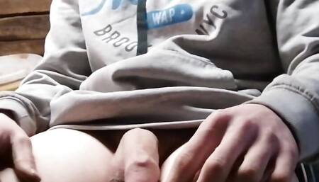 Big Cumshot from horny german teen