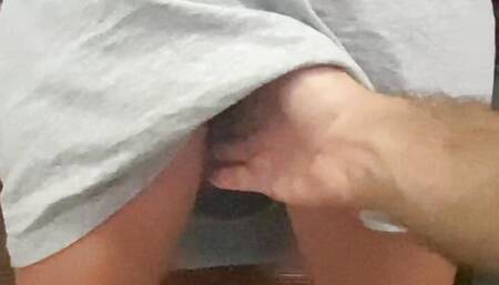 Finally I fucked the cleaning lady! Deep fuck and cum on her, huge creampie of pleasure