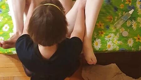 Female domination mistress strap on rough