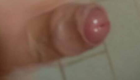 Dick massage with oil