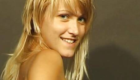 Sandra's first porn is an exhibitionist street whore