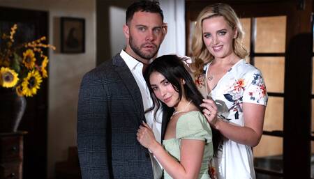 Swapped stepdaughter surprised stepdad