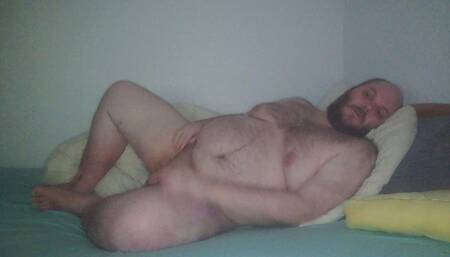 November 25th - Third Time, One more time laying in my bed, showing my body