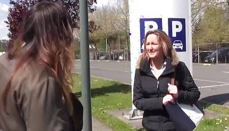 Hitchiking in Flanders part 1, threesome with Lynn