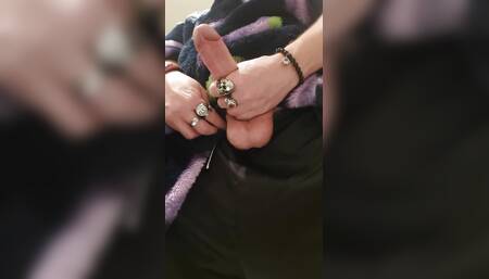 Big Uncut Cock Blowing A Massive Load