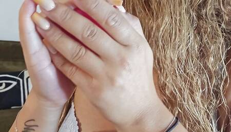 Sucking Dildo - SweetArabic bbw french big ass