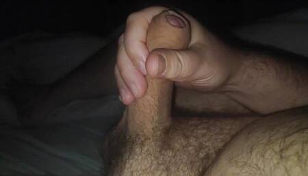 Evening wank and slow motion cum shot