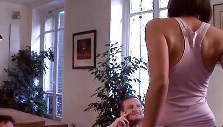 Crazy French Debutante in an Extreme DP Threesome