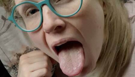Licking Cum off his Fingers!