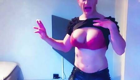 Exposed Tranny Bimbo Smoking