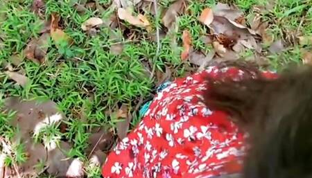 Stepbrother fucks his stepsister in public Blowjob and public sex