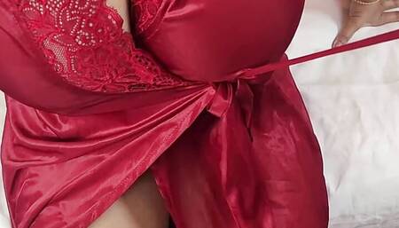 Fucking My Stepbrothers Hot Wife after getting Caught Wanking on her Panties