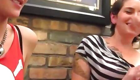 Rozen Debowe Smashes Her Face Into Tattooed Lesbian Nikki Hearts Pussy