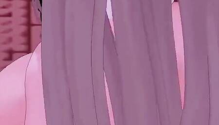 Asuna Ichinose Lamb Cowgirl Sex Dance Blue Archive Hentai Mmd 3D Red Suit Color Edit Smixix