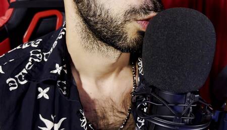 ASMR MALE  Wet Mouth Sounds, Whispering , Tingles