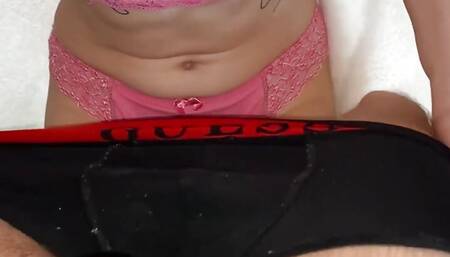 CRAWLED UNDER THE COVERS TO SUCK HER STEPBROTHER'S DICK.