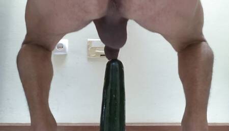 A courgette in my asshole