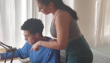 Stepmom Rewards Her Stepson for Studying