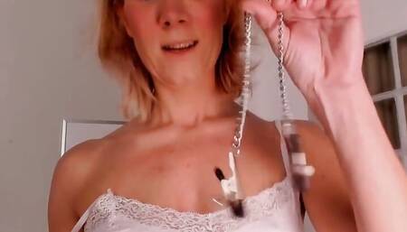 Nipple Clamps Tease