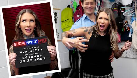 Dirty Cop Strips A Suspected Shoplifter Naked And Conducts A Thorough Cavity Search - ShoplyfterMylf