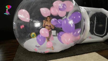 Cinthya Fingernail and Blow to Pops in Our New Balloon Igloo HD MP4 (1920x1080)