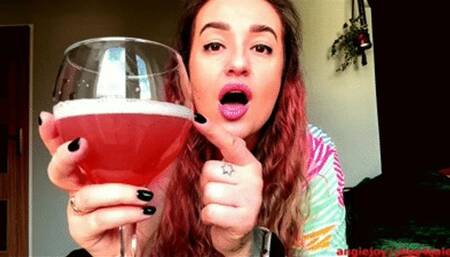 Birthday burp at the hotel